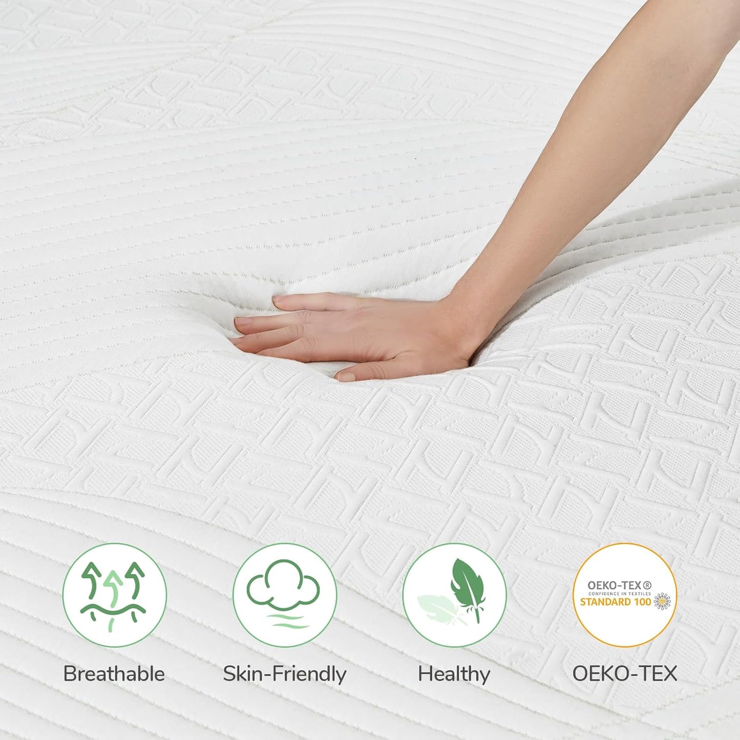 Novilla Twin Mattress - 8 Inch Gel Memory Foam for Back Pain Relief | Medium Firm with Edge Support & Motion Isolation