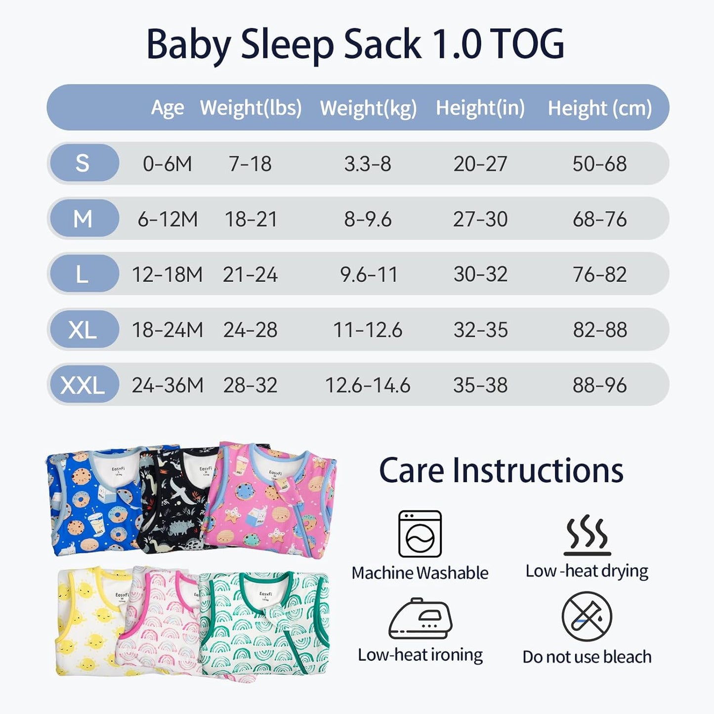 Bamboo Rayon Sleep Sack by [Brand Name] - Supersoft 1.0 Tog Unisex Baby Wearable Blanket | 6-12 Months