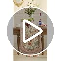 patdrea Cullom Velvet French Designer Vintage Table Runner 12"x63"