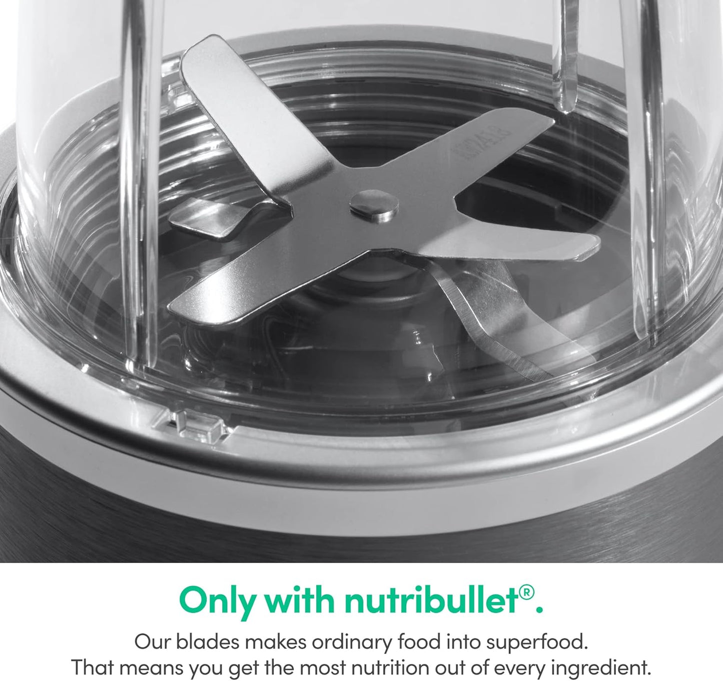 Nutribullet Personal Blender - 24 Ounces, 600 Watt | Perfect for Shakes, Smoothies & Food Prep - Gray