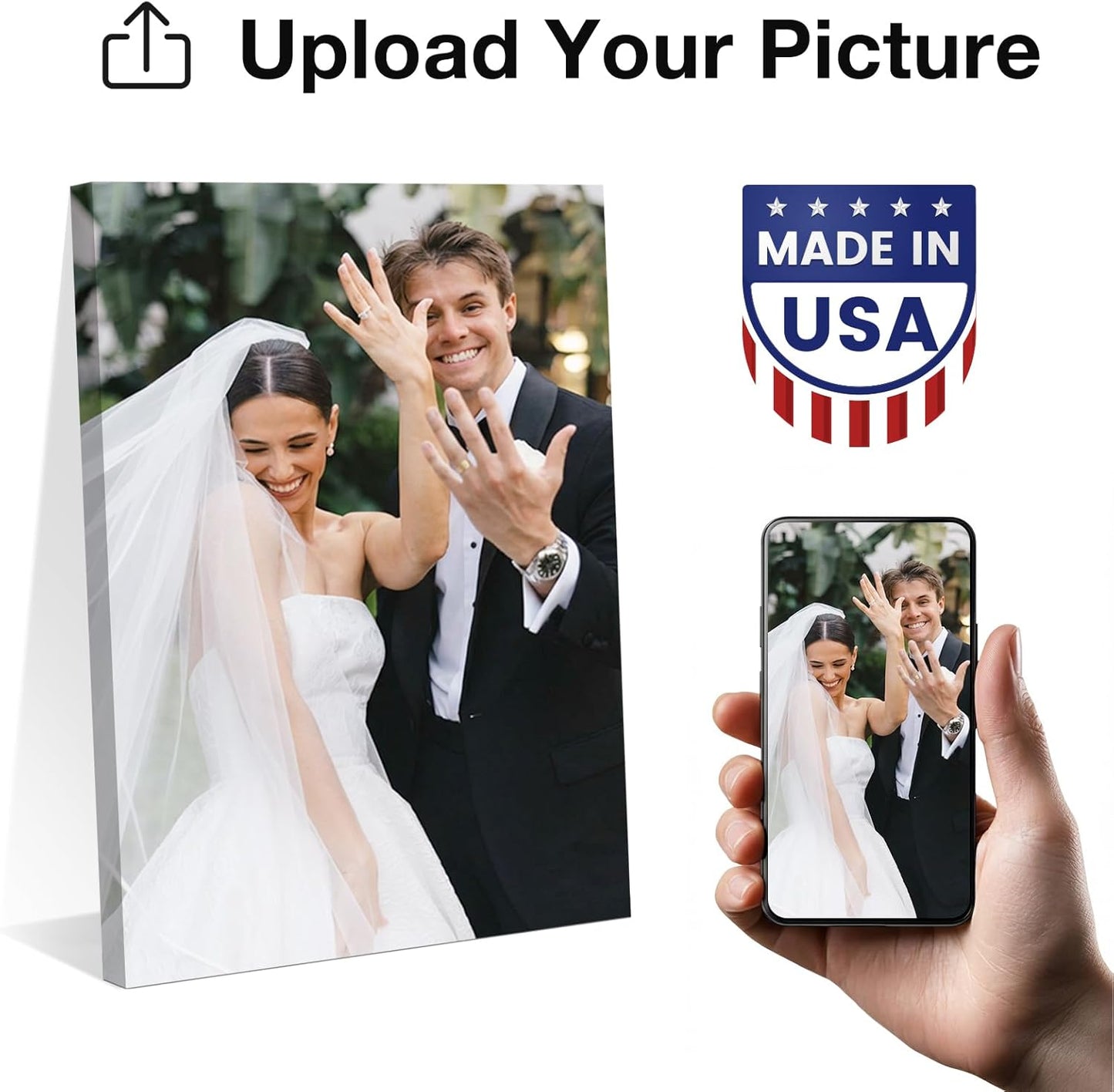 TWING Custom Canvas Prints - Personalized 8x10 Wall Art | Upload Your Photos for Unique Home Decor