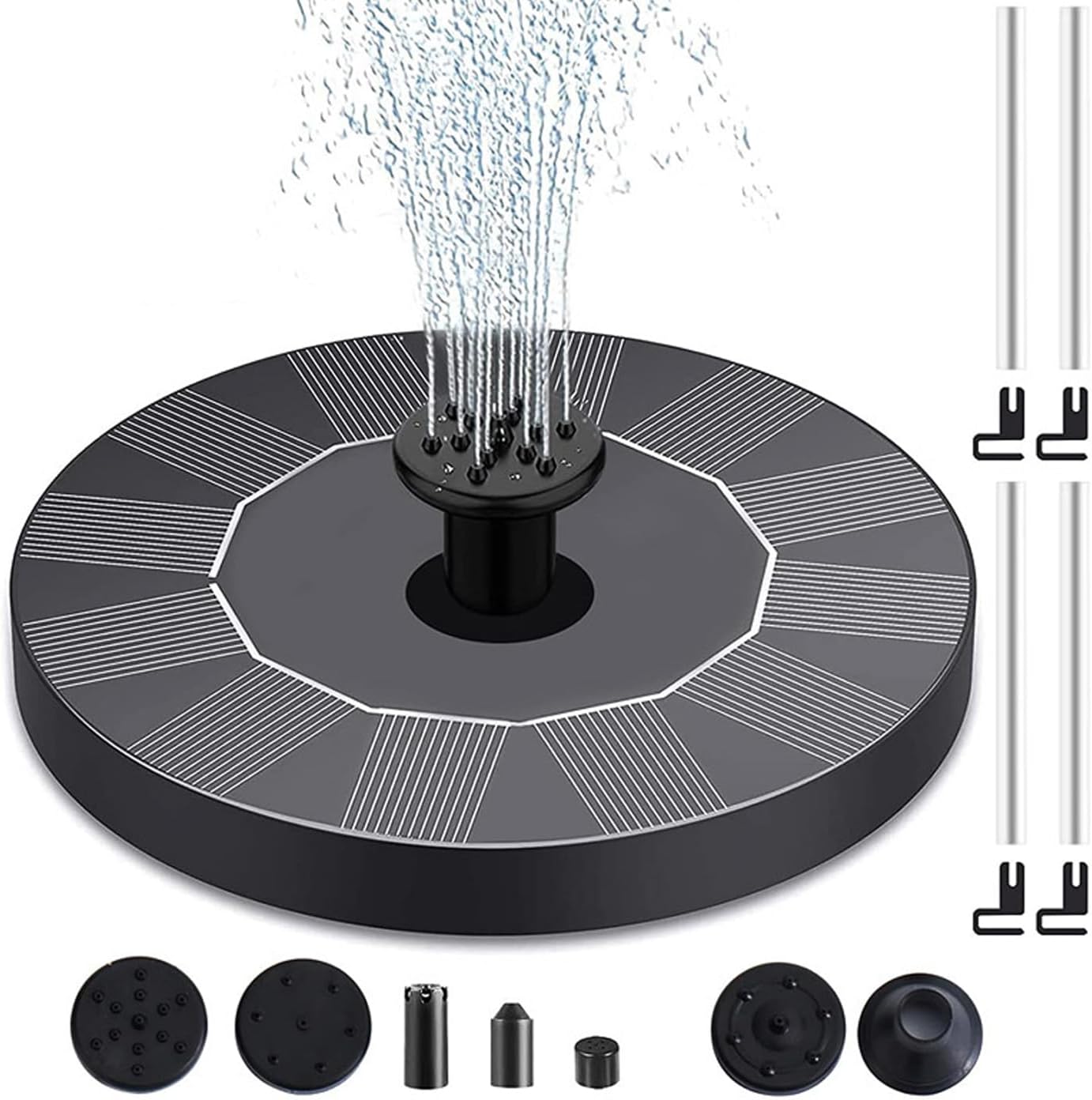 Skiennix Solar Water Pump - Outdoor Fountain for Bird Bath & Pond Decorations | Durable & Efficient
