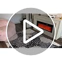 Arenarug 6x9 Grey White Black High-Low Plush Area Rug, Washable Floral Textured Carpet