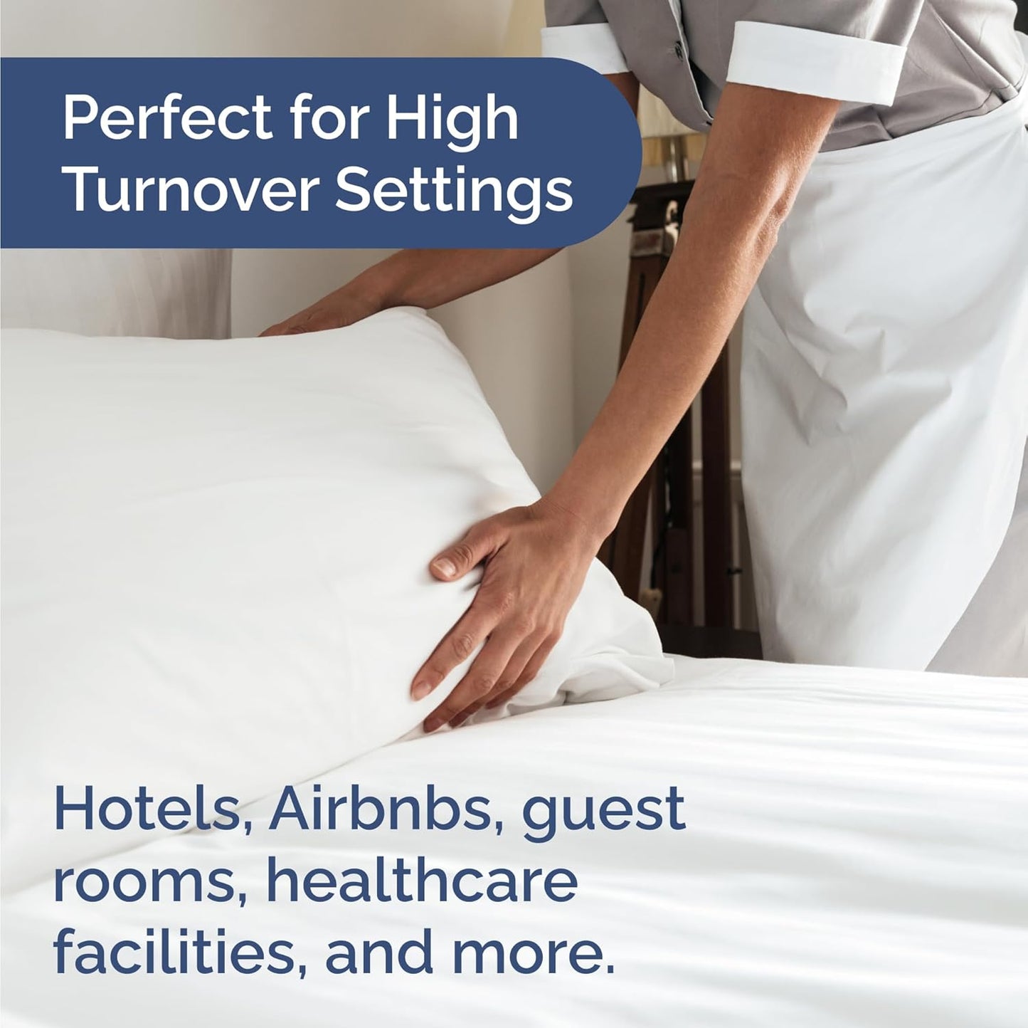 Skiennix Twin XL Sheet Sets - Bulk Case of 16 with Deep Pockets - Breathable, Cooling & Wrinkle-Free (White)