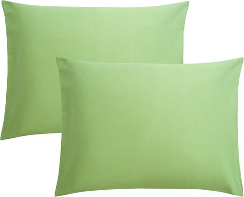 FLXXIE Pillow Cases - Soft Microfiber Standard Size Covers | Wrinkle & Stain Resistant, 2-Piece Set, Sage Green 20x26