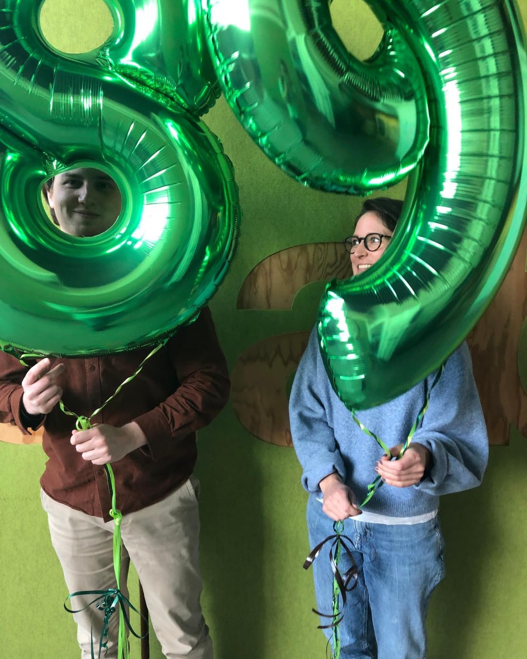 Number 8 Balloon by [Brand Name] - 40 Inch Dark Green Giant Foil Balloon for 8th Birthday Party Decorations
