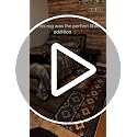 YIHOUSE 5x7 Brown Washable Rustic Cabin Area Rug - Non-Slip, Pet Friendly
