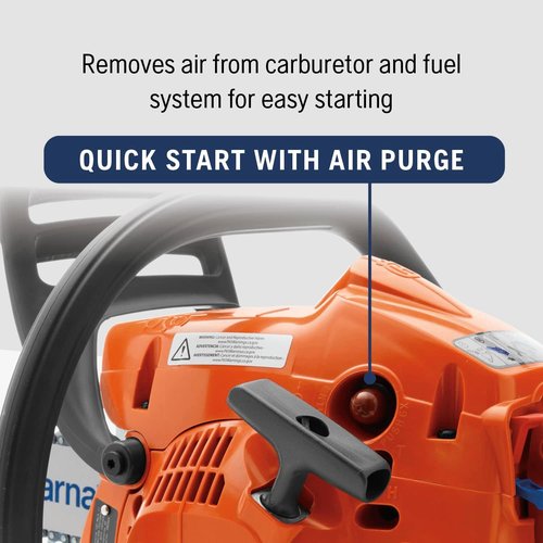 Husqvarna 120 Mark III Gas Chainsaw - 38cc X-Torq Engine | 16-Inch Blade for Efficient Wood Cutting