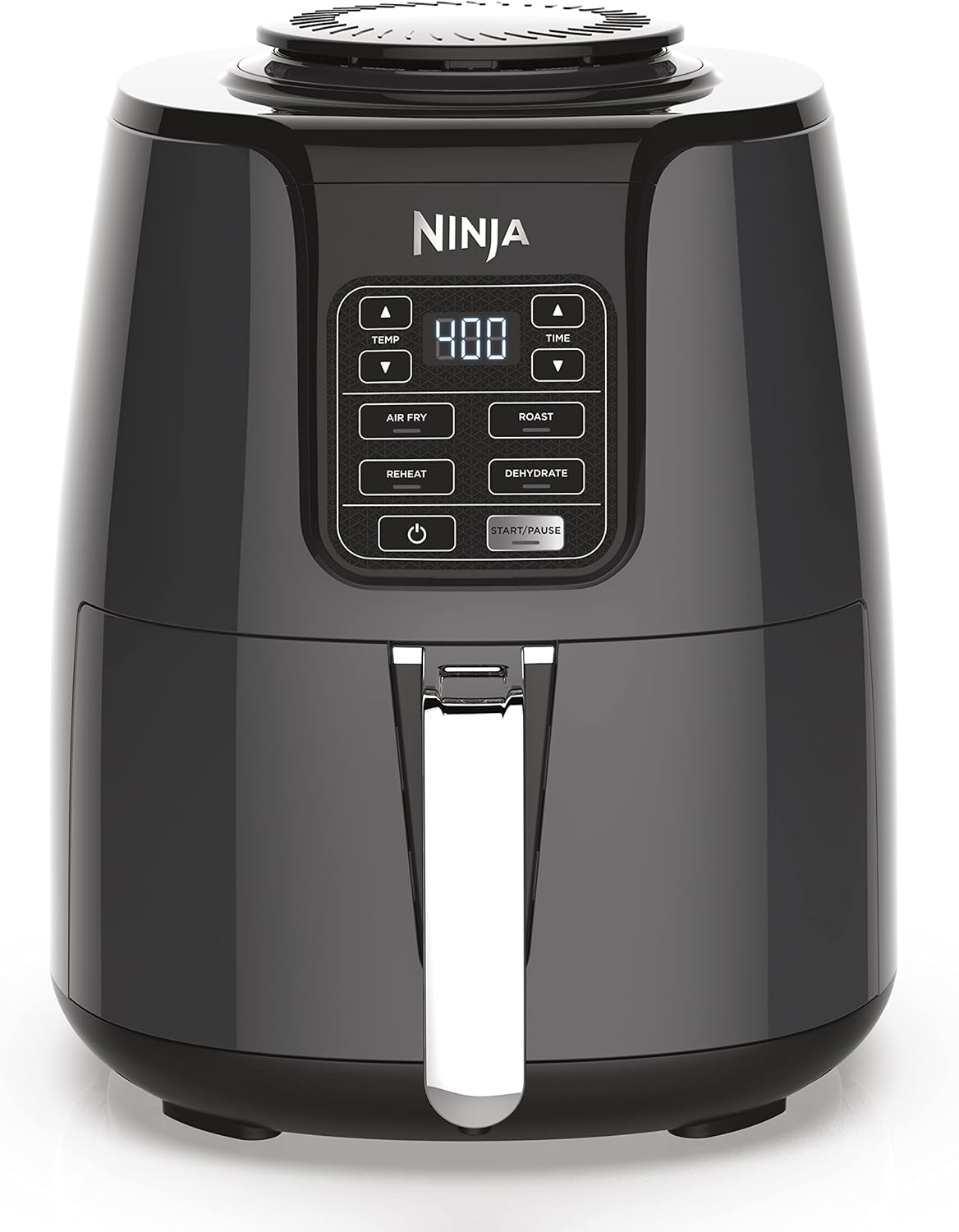 Ninja Air Fryer - 4 QT Capacity | 4-in-1 Cooking Functions | Dishwasher Safe | Includes 20 Healthy Recipes | Grey