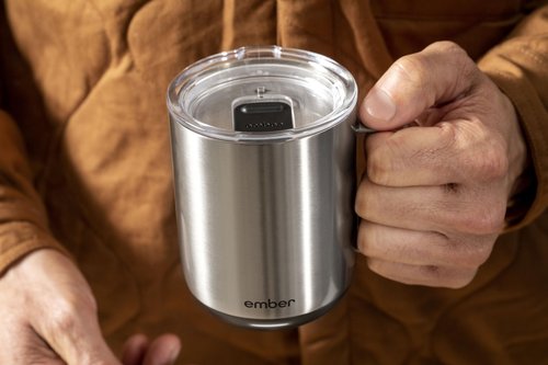 Ember Sliding Lid, Splash-Proof Mug Lid Compatible with First and Second Generation Ember Mugs, 14 oz