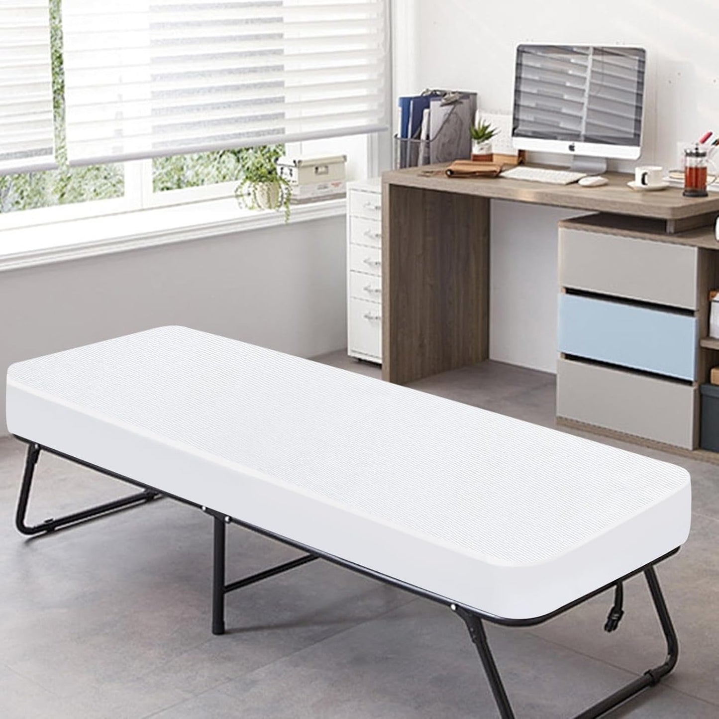 RV Bunk Mattress Protector by [Brand Name] - 100% Waterproof & Noiseless, 75x33 Inch for Narrow Twin Beds