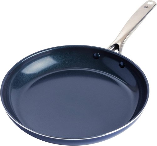 Blue Diamond 12" Nonstick Frying Pan - Diamond Infused, PFAS & PTFE-Free, Dishwasher Safe, Stay Cool Handle