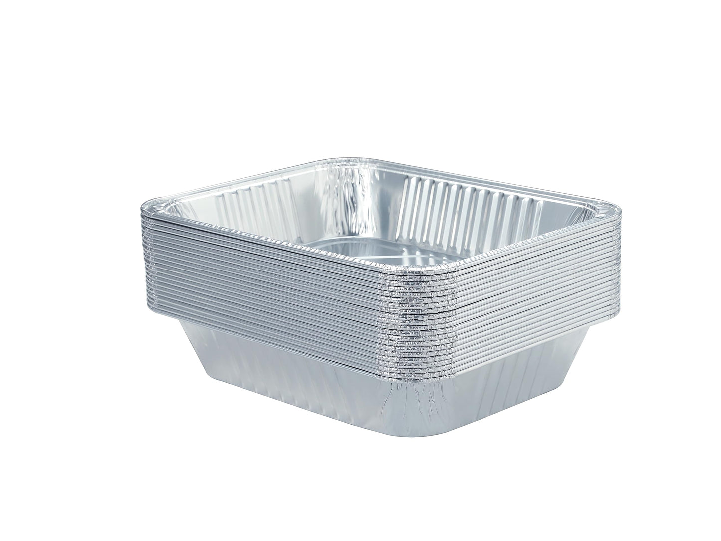 Waytiffer Aluminum Pans 9x13 Disposable Foil Pans (10 Pack) Half Size Deep Steam Table Pans Extra Thick for Baking, Cooking, Roasting, Heating, Serving & Lining Steam-Table Trays