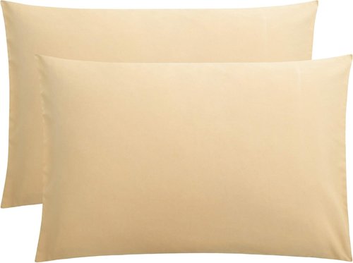 FLXXIE Pillow Cases - Soft Microfiber Queen Pillow Covers with Envelope Closure | 2-Piece Set, 20x30, Light Taupe