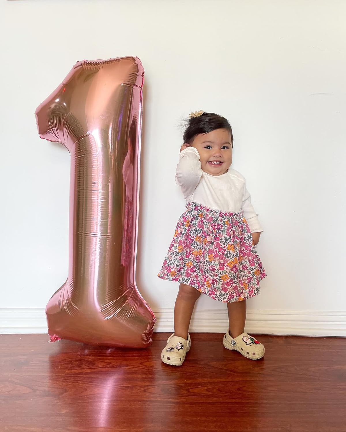 Rose Gold Number Balloon - 40 Inch 0 Balloon for Birthday Decorations | Perfect Party Supplies