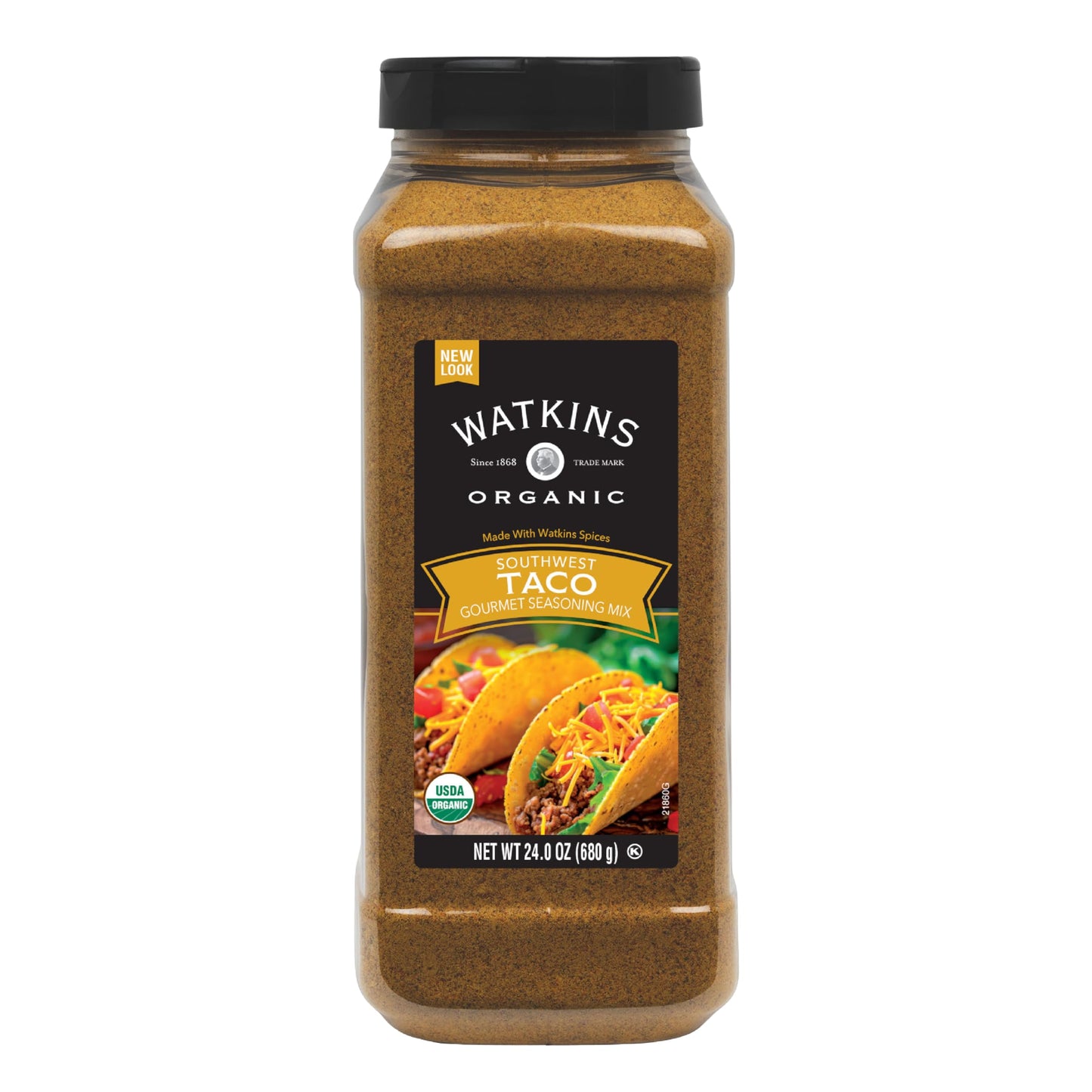Watkins Organic Gourmet Dry Seasoning Mix, Taco, 24.0 Ounce (Pack of 1)