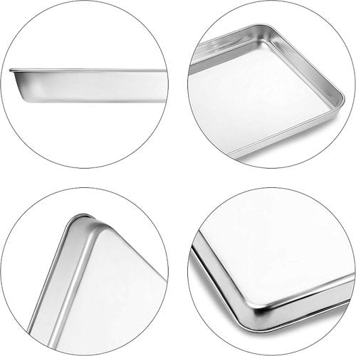 Bastwe Baking Sheet and Cooling Rack Set - Professional 24" x 16" Bakeware, Healthy & Easy to Clean