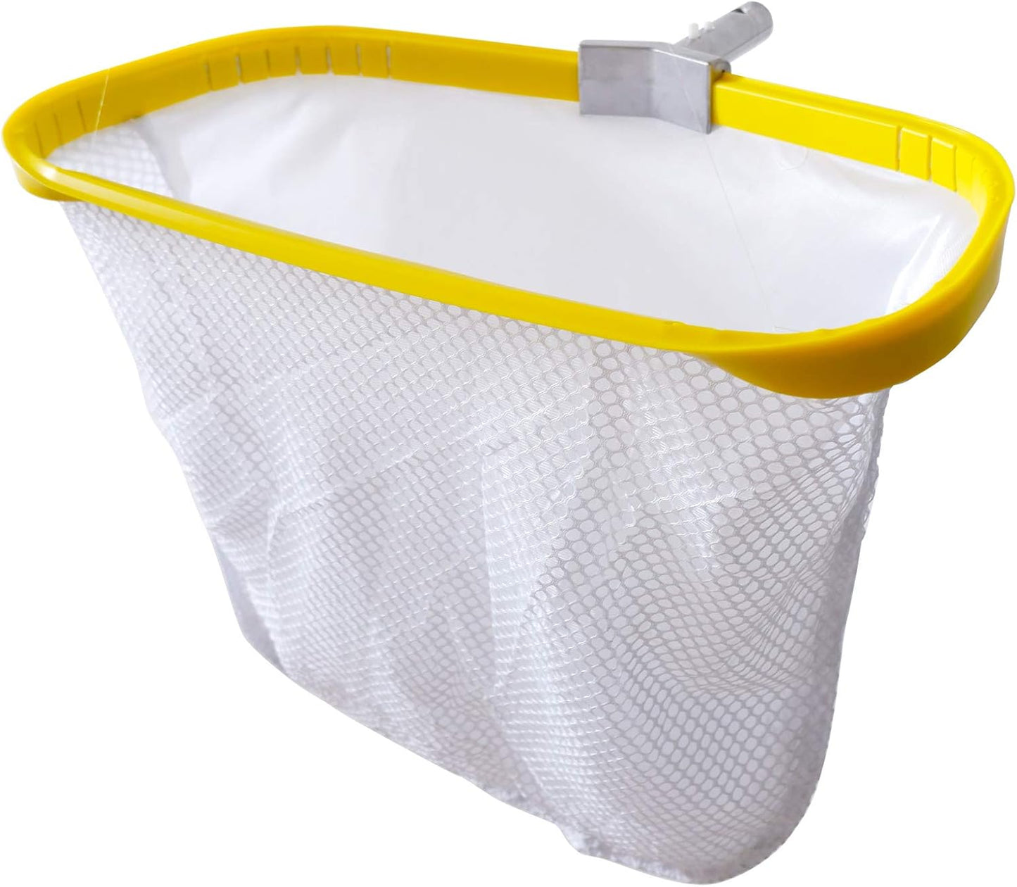 Skiennix Professional Pool Net - Heavy Duty Skimmer Rake with Aluminum Frame | 19.5-Inch Fine Mesh Bag for Leaf & Silt Cleanup