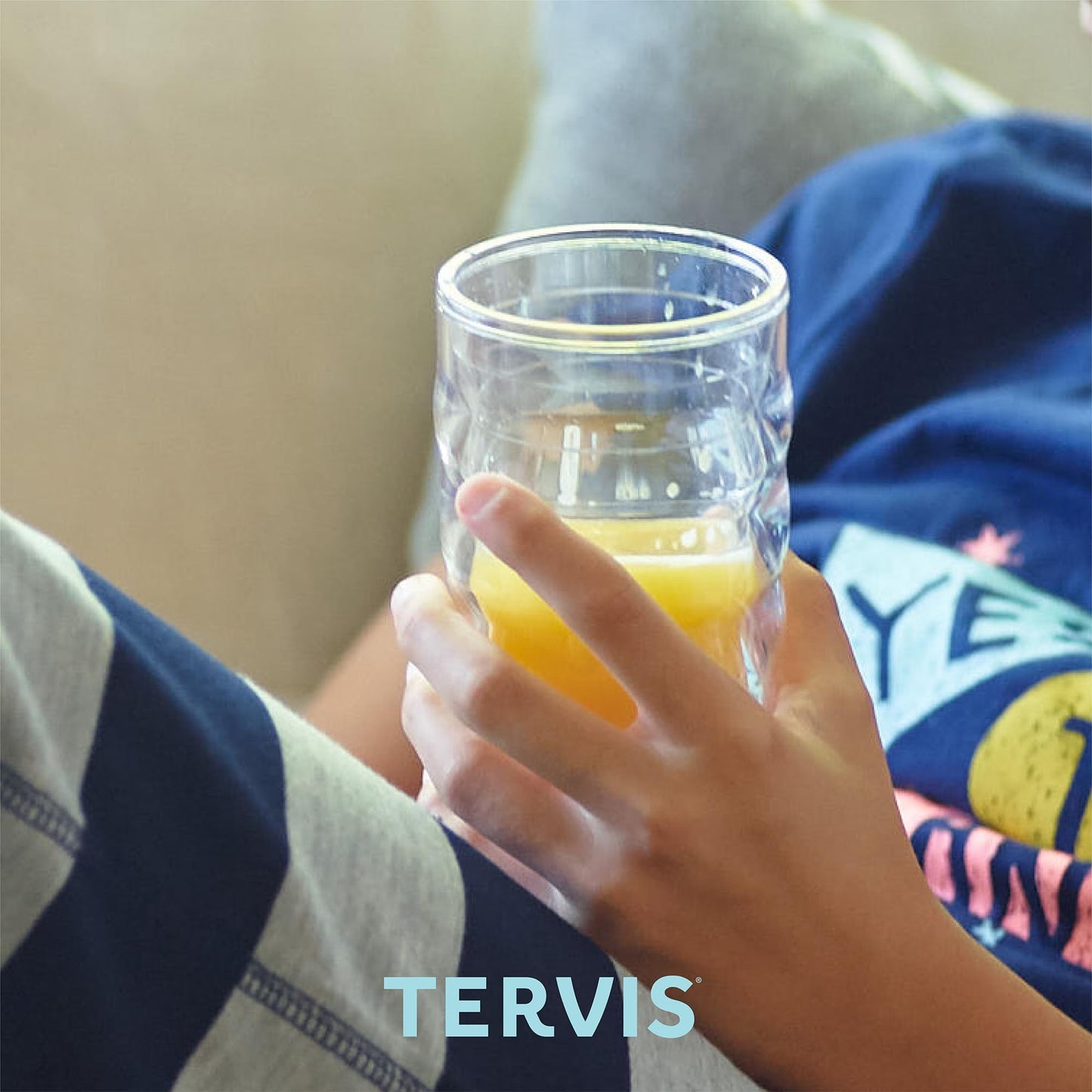 Tervis Clear & Colorful Tabletop 10oz Made in USA Double Walled Insulated Tumbler Travel Cup Keeps Drinks Cold & Hot, 10oz - 4pk, Clear