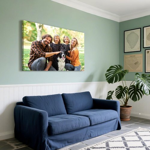 Custom Canvas Prints by [Brand Name] - Personalized Wall Art for Weddings, Family, and Pets | 32x24