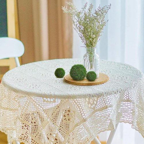 Biubee Decorative Faux Dried Moss Balls - 18 Pack of 6pcs 3.1" & 12pcs 2.2" Handmade Spheres for Home Decor