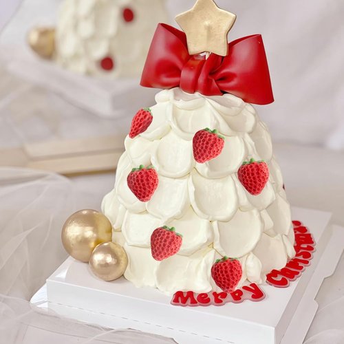 JOERSH Strawberry Fondant Molds - 4PCS Silicone Baking Molds for Cake Decorating & Cupcake Toppers