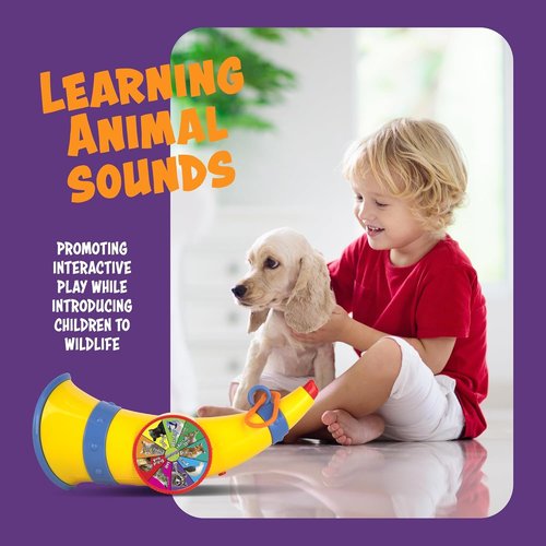 Animal Caller for Kids – Outdoor Toy for Boys Ages 3 4 5 6 7 – Birthday Gift with 9 Real Animal Sounds – Nature Fun with Batteries Included