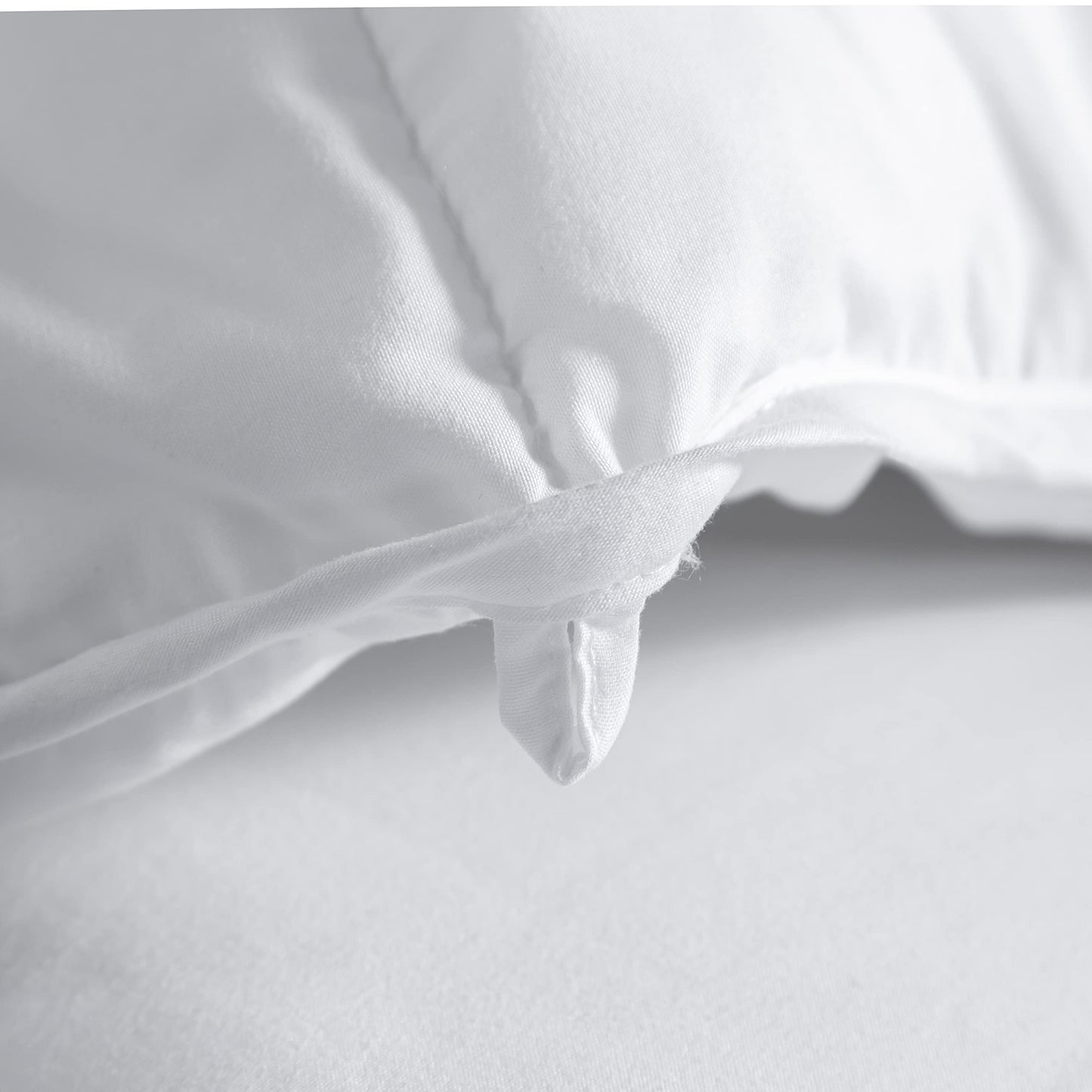 Winter Extra Warm White King Size Down Alternative Comforter, Heavyweight All Season Fiberfill Comforter Duvet Insert 106x90 with Corner Tabs - Ultra Soft Brushed Microfiber Shell