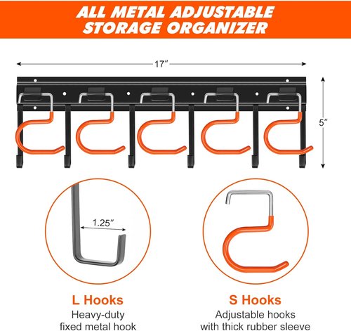 Garden Tool Organizer Set - Maximize Space in Your Garage or Shed | Durable and Stylish Design
