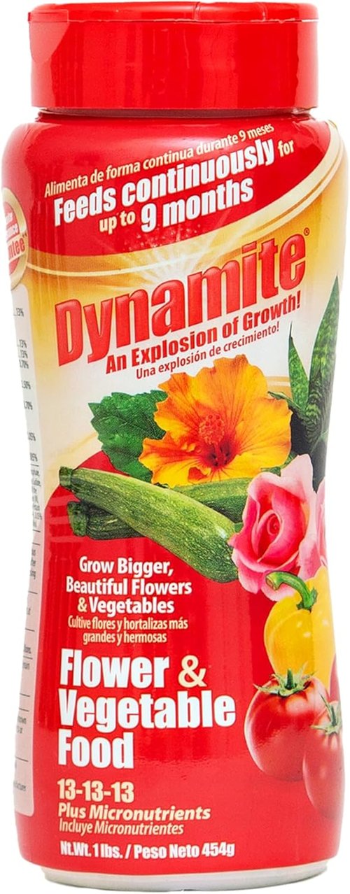 Dynamite Complete Plant Food - Premium Flower & Vegetable Nutrients | 1 lb Bag