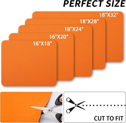 HotLive Dish Drying Mat - Super Absorbent Kitchen Drainer with Non-Slip Backing | 18"x28" Orange