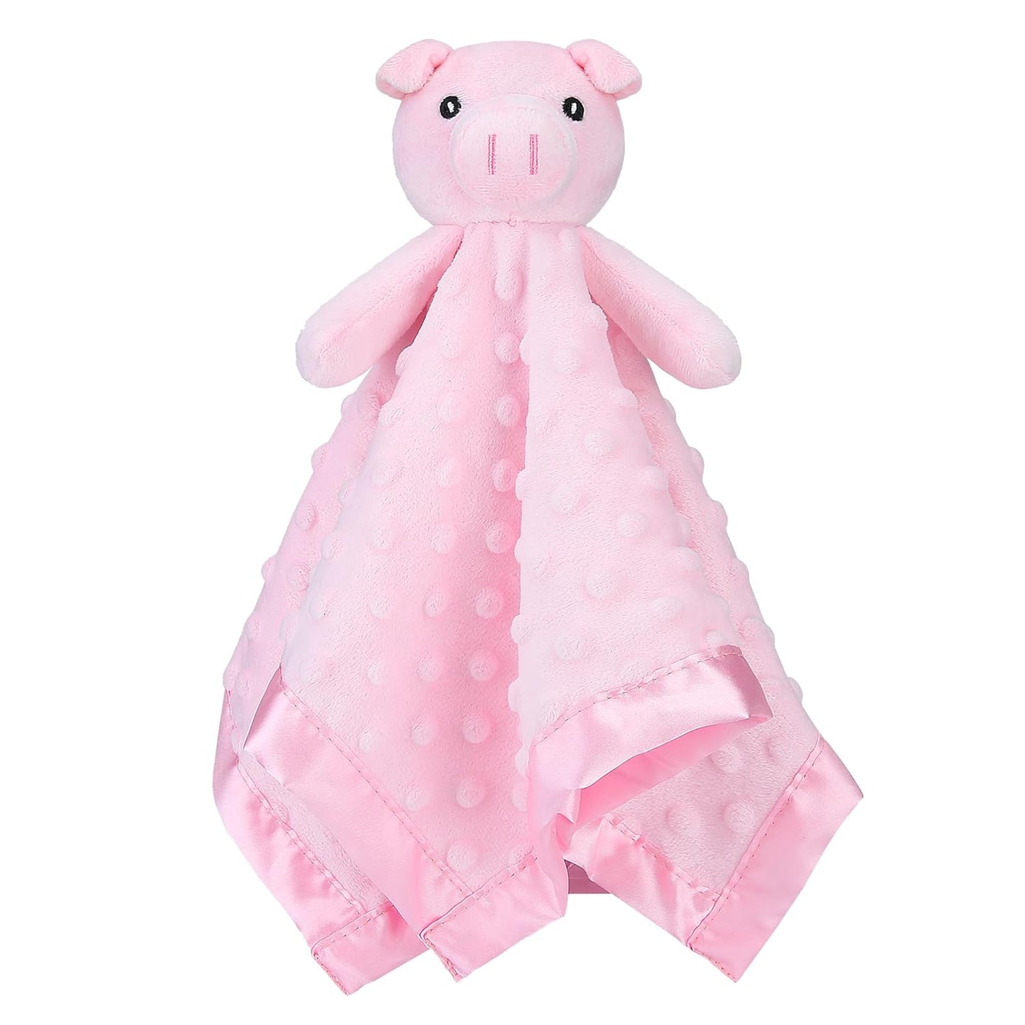 Pro Goleem Pig Lovey - Soft Security Blanket & Snuggle Toy for Babies | 16-Inch Stuffed Animal Gift