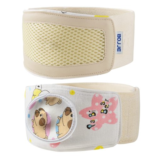 BOJEE Umbilical Hernia Belt Baby Belly Button Band Infant Belly Wrap Truss Abdominal Binder for Children Kids Support Adjustable Navel Belly Band Newborn Umbilical Cord 15-20 inch
