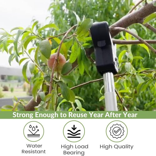 Adjustable Aluminum Tree Support Pole - Prevents Branch Breakage, Holds Up to 100 lbs, 16”-74” (2-Pack)