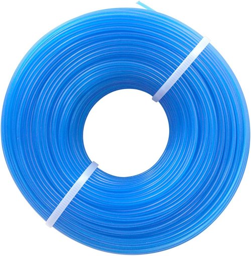 Grass Trimmer Line - 328ft .065'' Nylon Replacement Spool for String Trimmers - Durable Blue