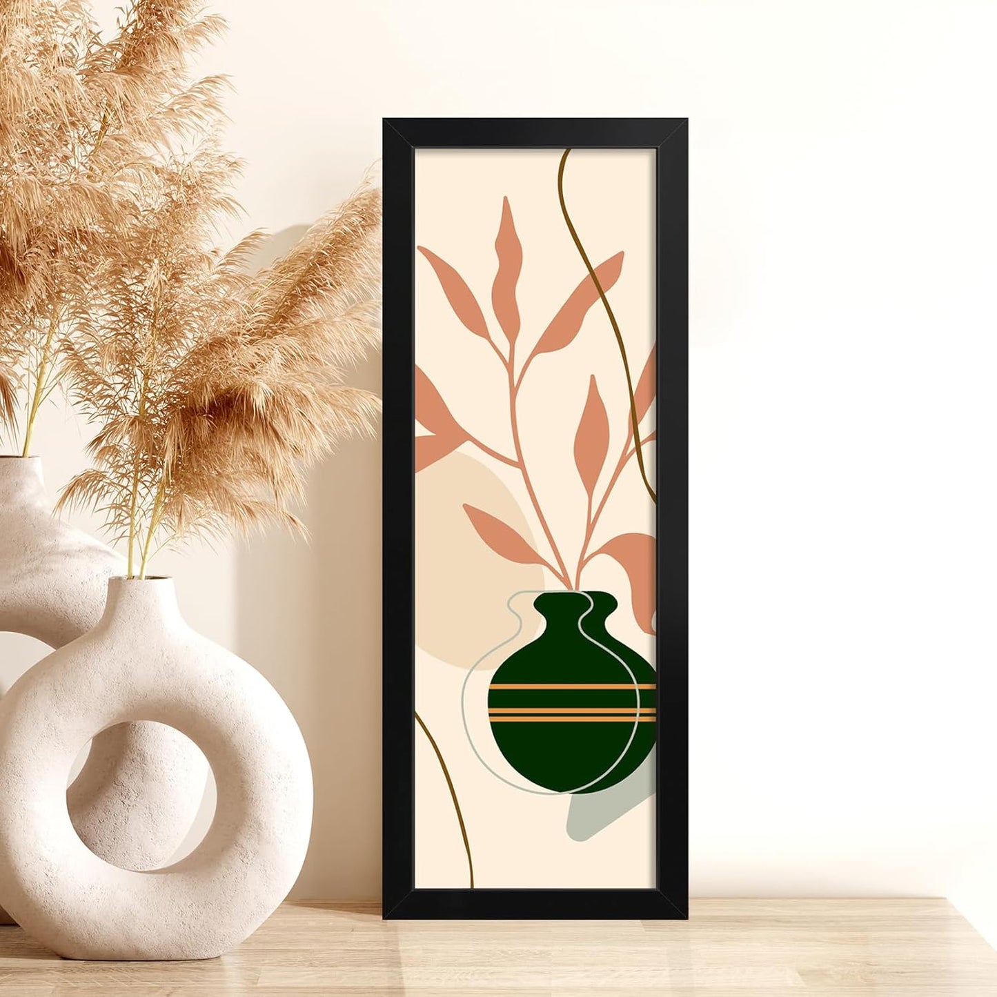 LaVie Home 4x12 Black Picture Frame - HD Plexiglass for Vertical or Horizontal Display | Classic Collection