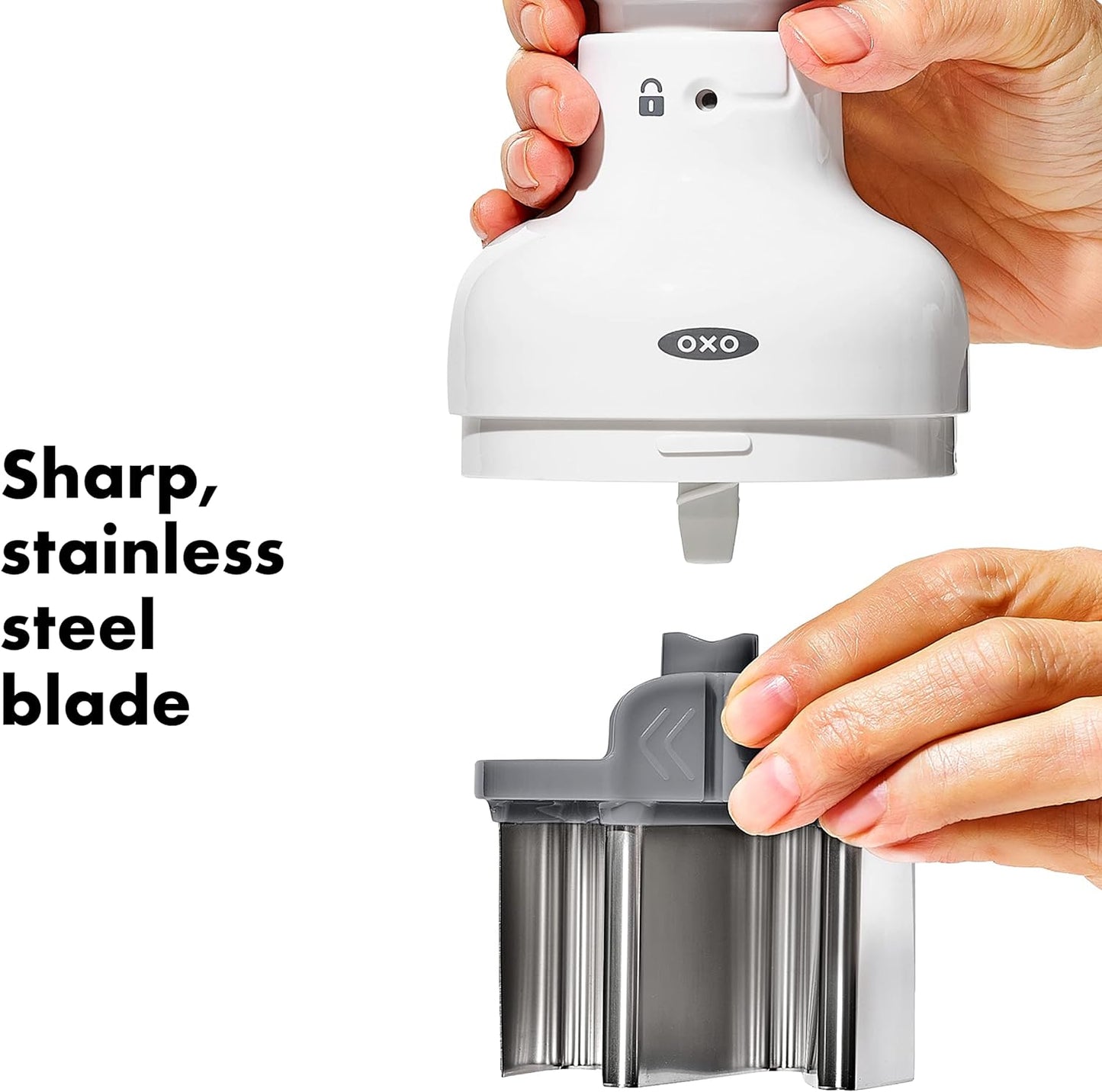 OXO Good Grips Vegetable Chopper - Effortless Dicing & Slicing | Compact Design for Easy Storage