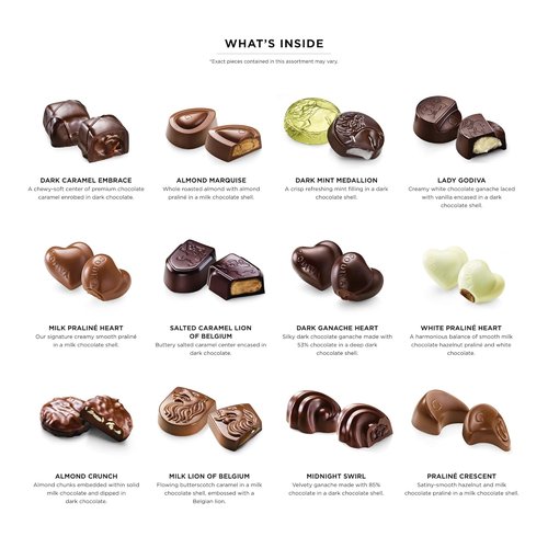 Godiva 2025 Advent Calendar - Limited Edition Deluxe Snowglobe Chocolate Assortment | 24-Piece Holiday Gift Box