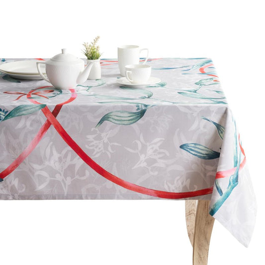 Maison d' Hermine Table Cloth Rectangle Table 100% Cotton 54 x 72 Inches Fall Tablecloth Reusable Everyday Use for Thanksgiving Christmas Decorations Dining Farmhouse Party (Enora)