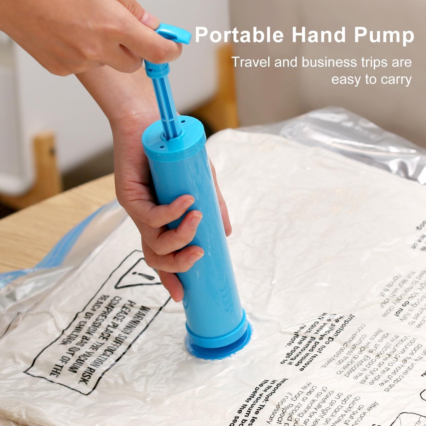UPGOGO Vacuum Storage Bags - Space-Saving Combo 6 Pack for Clothing, Blankets & Pillows