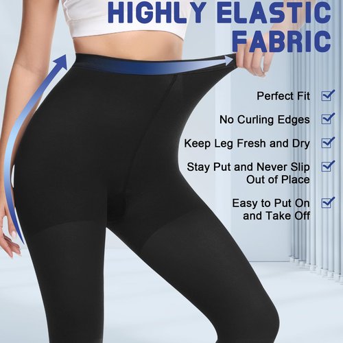 Beister Medical Compression Tights Women & Men, 20-30 mmHg Open Toe Waist High Compression Pantyhose, Graduated Support Leggings for Varicose Veins, Edema, Flight, DVT