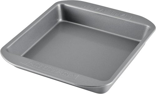 Farberware Nonstick Bakeware | 9-Inch Square Cake Pan in Gray - Effortless Baking & Cleanup