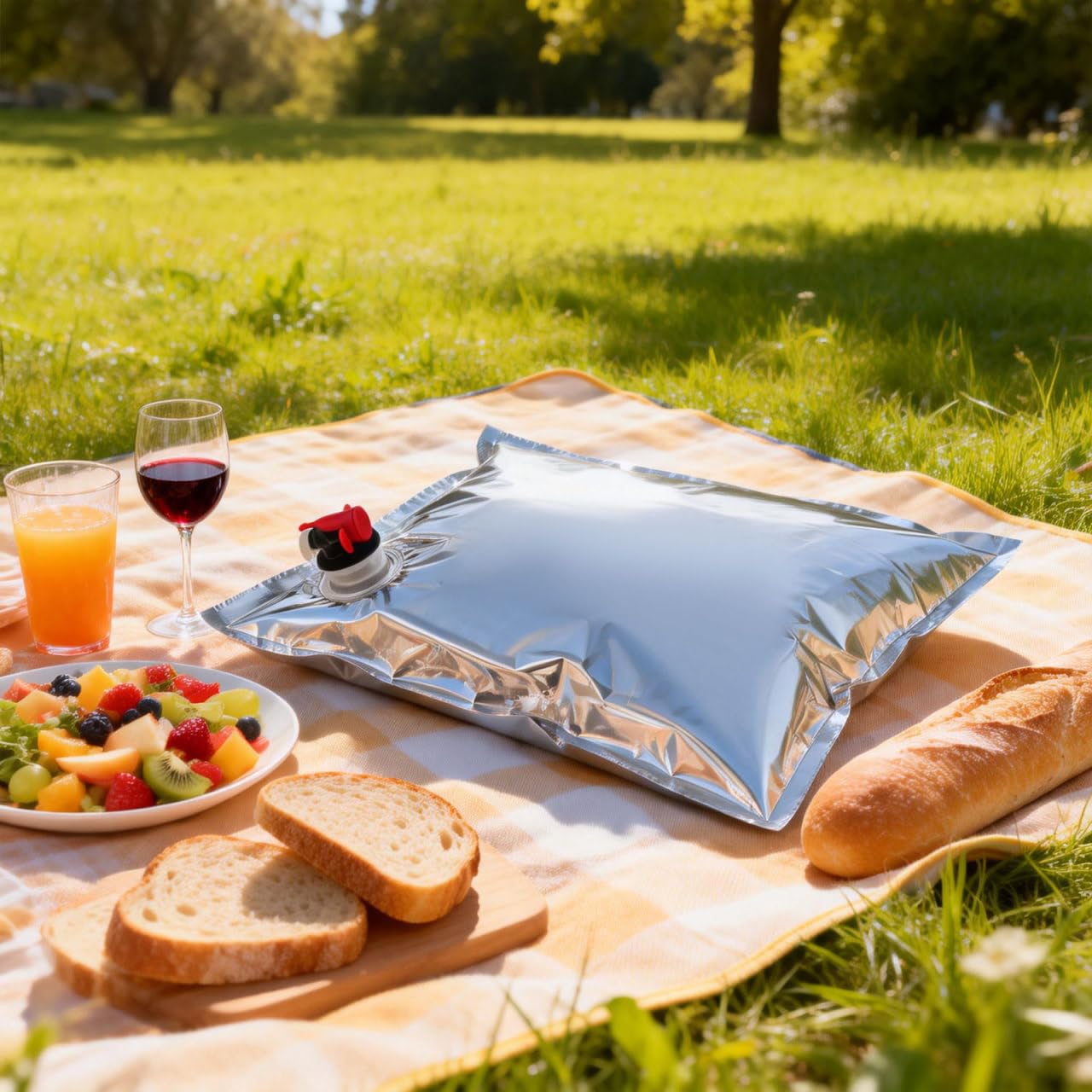 Mobestech 10 Pack Refillable Wine Pouches with Spout 5L Portable Beverage Storage Bags for Outdoor Parties Picnics and Entertaining