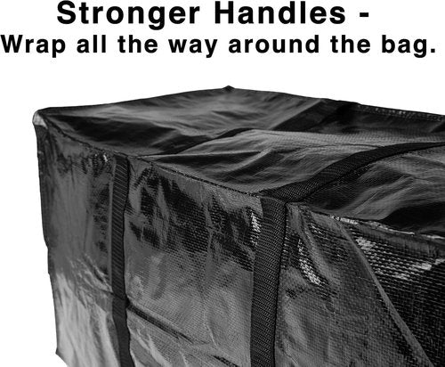 BAG-THAT! Extra Large Heavy-Duty Moving Bags - Stronger Handles & Zippered Design for Easy Packing