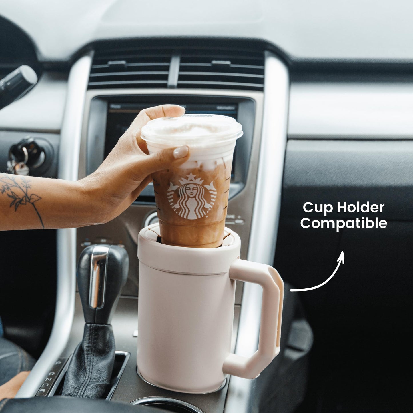 Frost Buddy Thicc Buddy - 40 oz Stainless Steel Vacuum Insulated Tumbler with Lid and Straw for Water - Travel Mug Cupholder Friendly - Gifts for Women Men Him Her (Emerald Elegance)