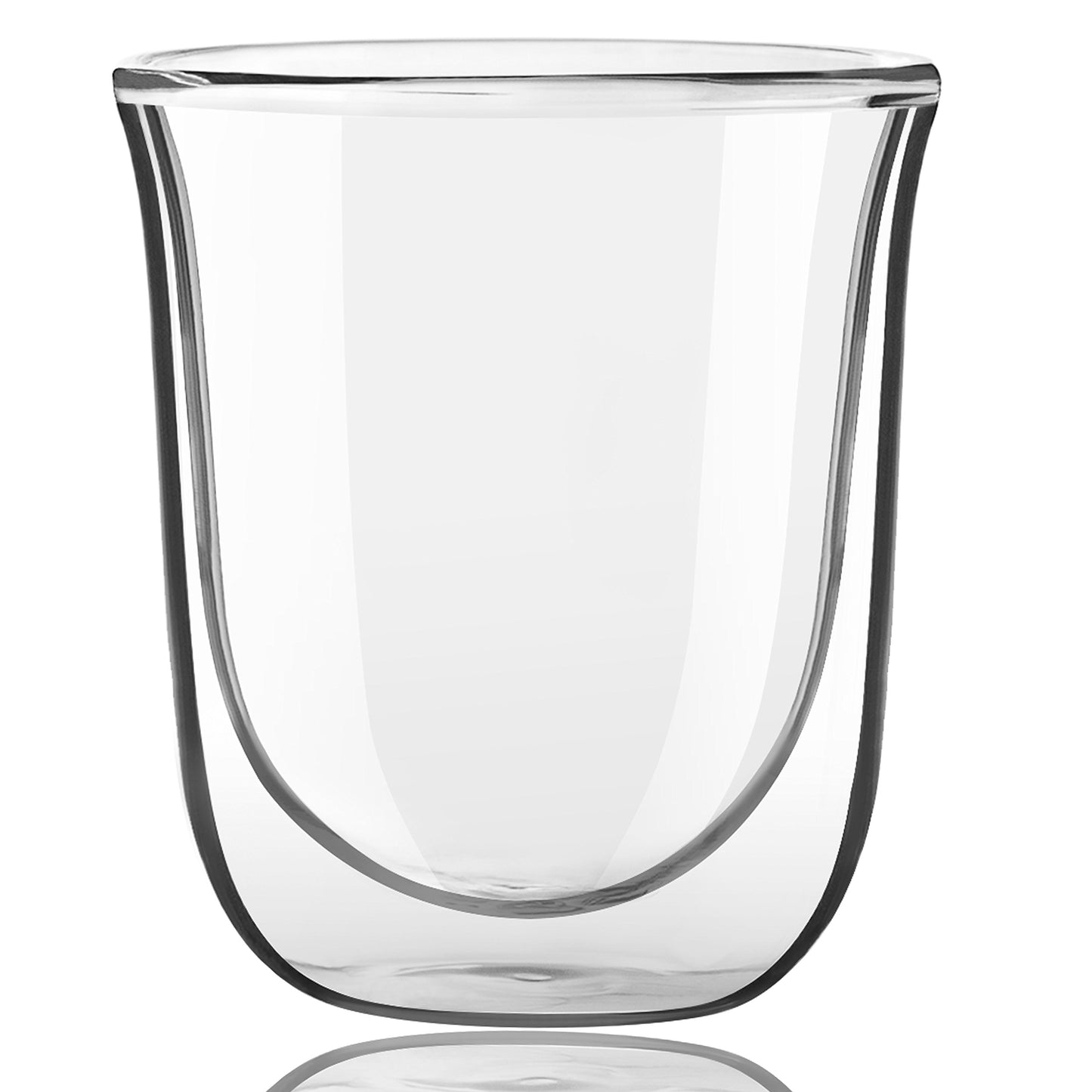 JoyJolt Javaah Double Walled Espresso Glasses Espresso Cups Set of 2 | 2-Ounces