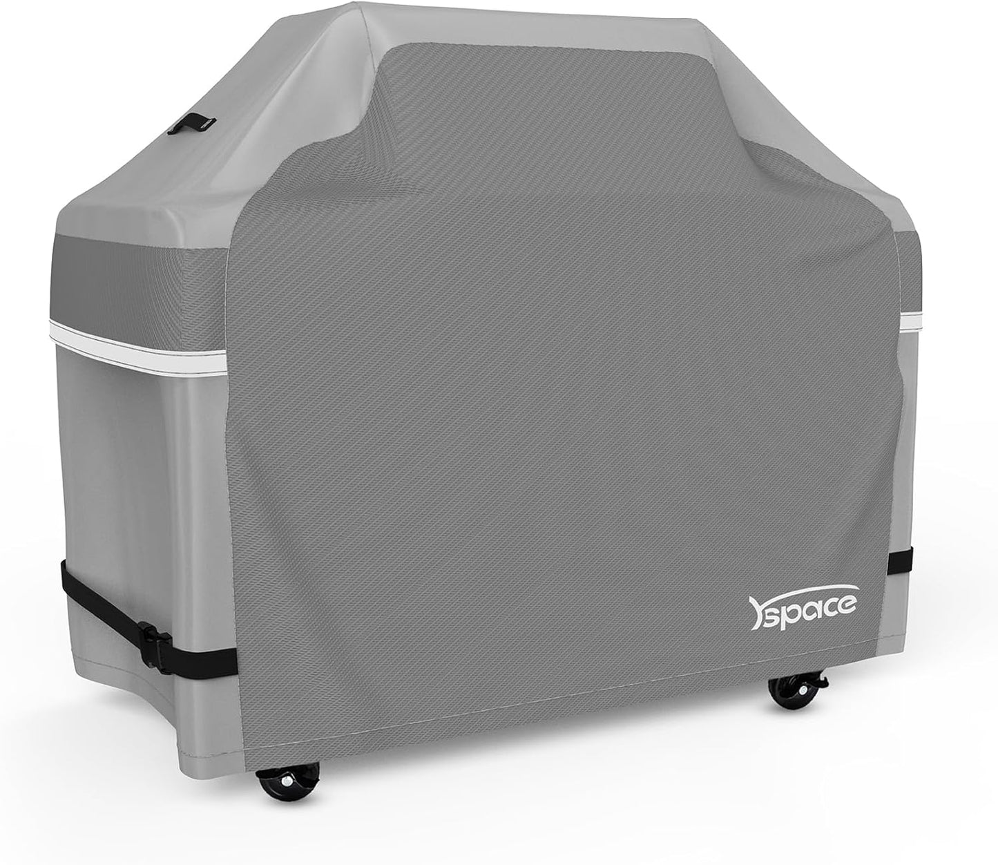 YSPACE 52 Inch Heavy Duty Waterproof Grill Cover - Fits Weber Spirit 300 Series & More | Reflective Strips & Buckle Straps