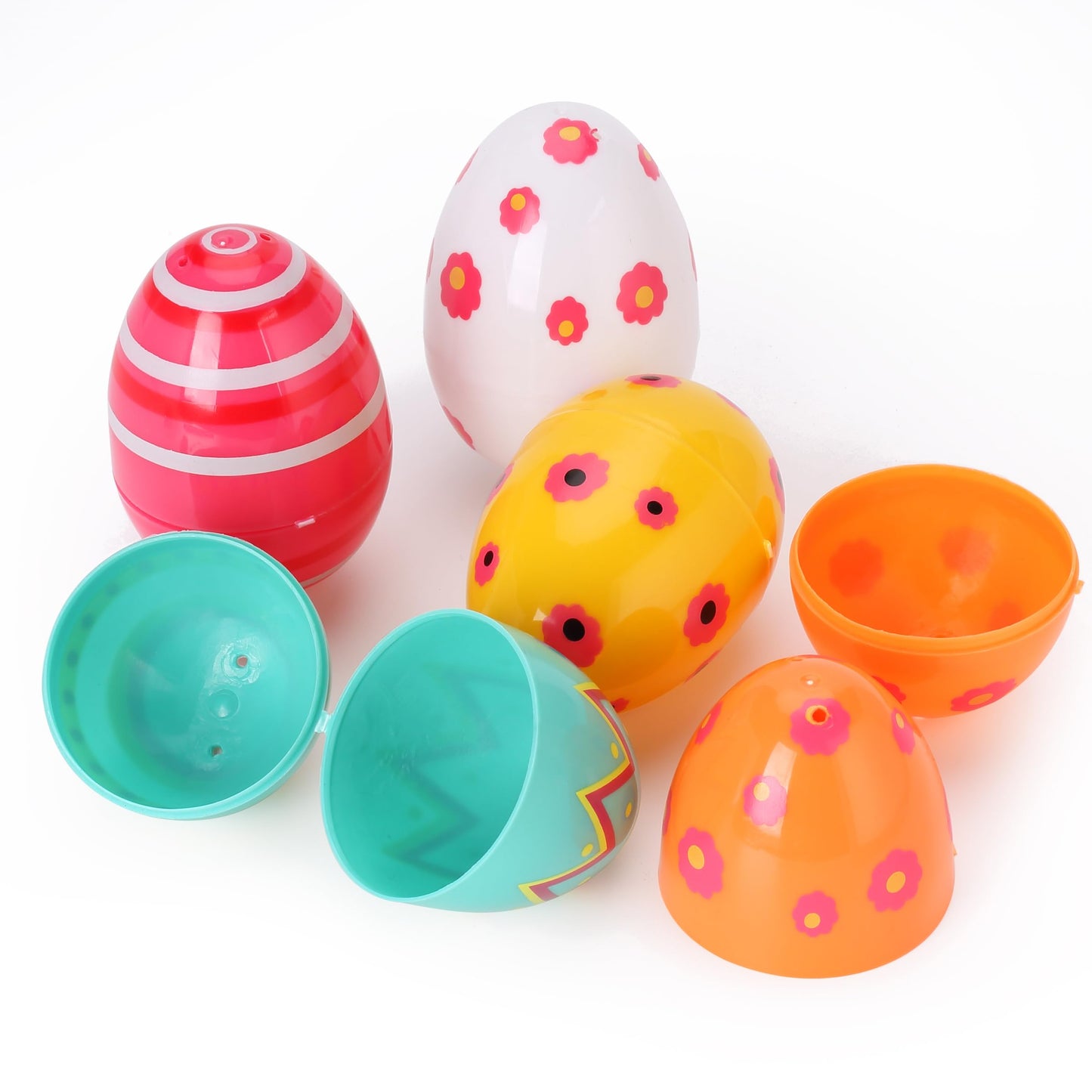 Mr. Pen- Printed Plastic Easter Eggs, 3 Inch, 30 Pack, Bulk Fillable Eggs for Easter Hunt Decor, Party Favor, Basket Stuffers, Classroom Prize, Supplies, Adult & Kid Party Toys for Gift