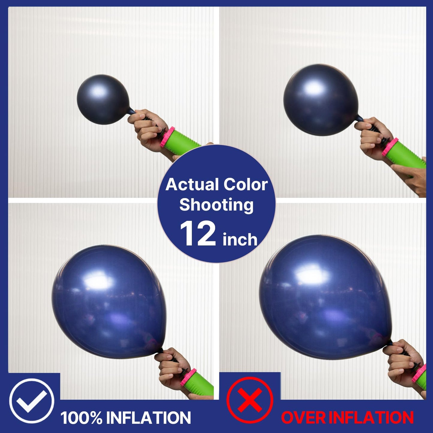PartyWoo Navy Blue Balloons 50pcs 12 Inch Dark Blue Latex Helium Balloons for Graduation New Year Wedding Sports Theme Boy Baby Shower Men Birthday Bachelorette Party Decorations Blue-Z90