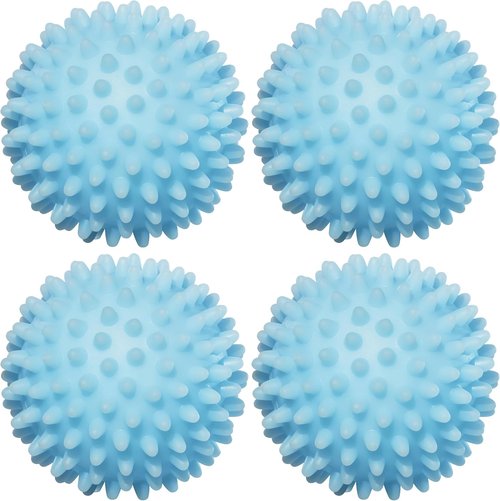 Handy Laundry Reusable Dryer Balls - Natural Fabric Softener Alternative, Reduces Drying Time & Wrinkles (Pack of 4)